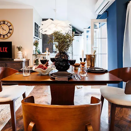 Heart Strings With Terrace 290 Mbps Old Town Apartman *